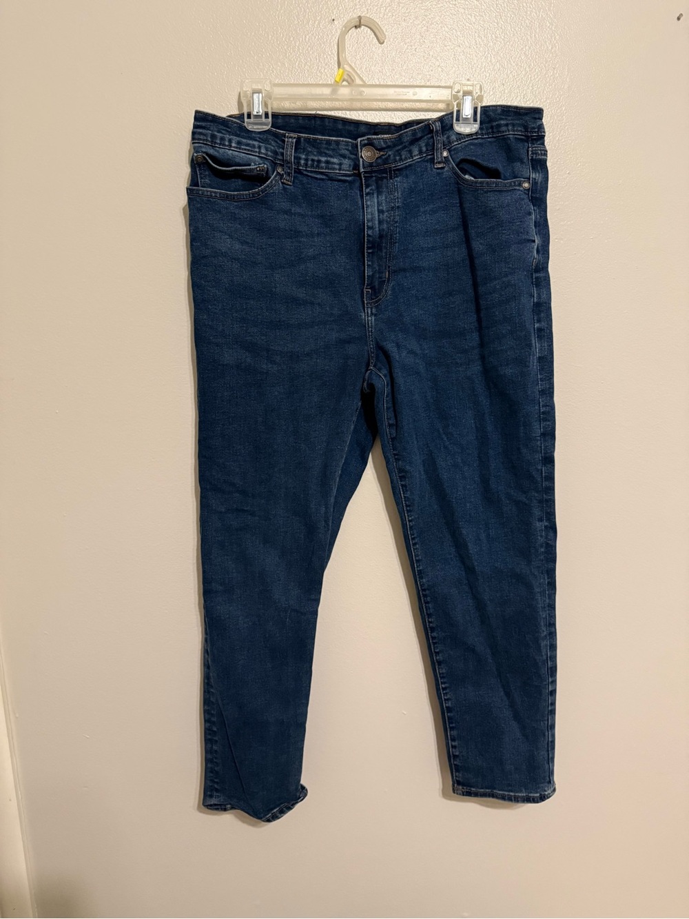 Slim Straight Dark Indigo Men's Jeans